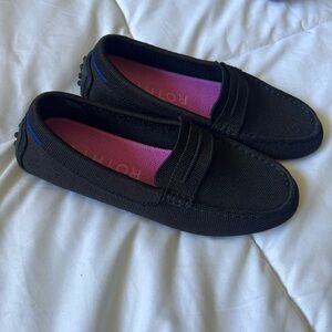 Rothy's Black Classic Loafers Slip-Ons